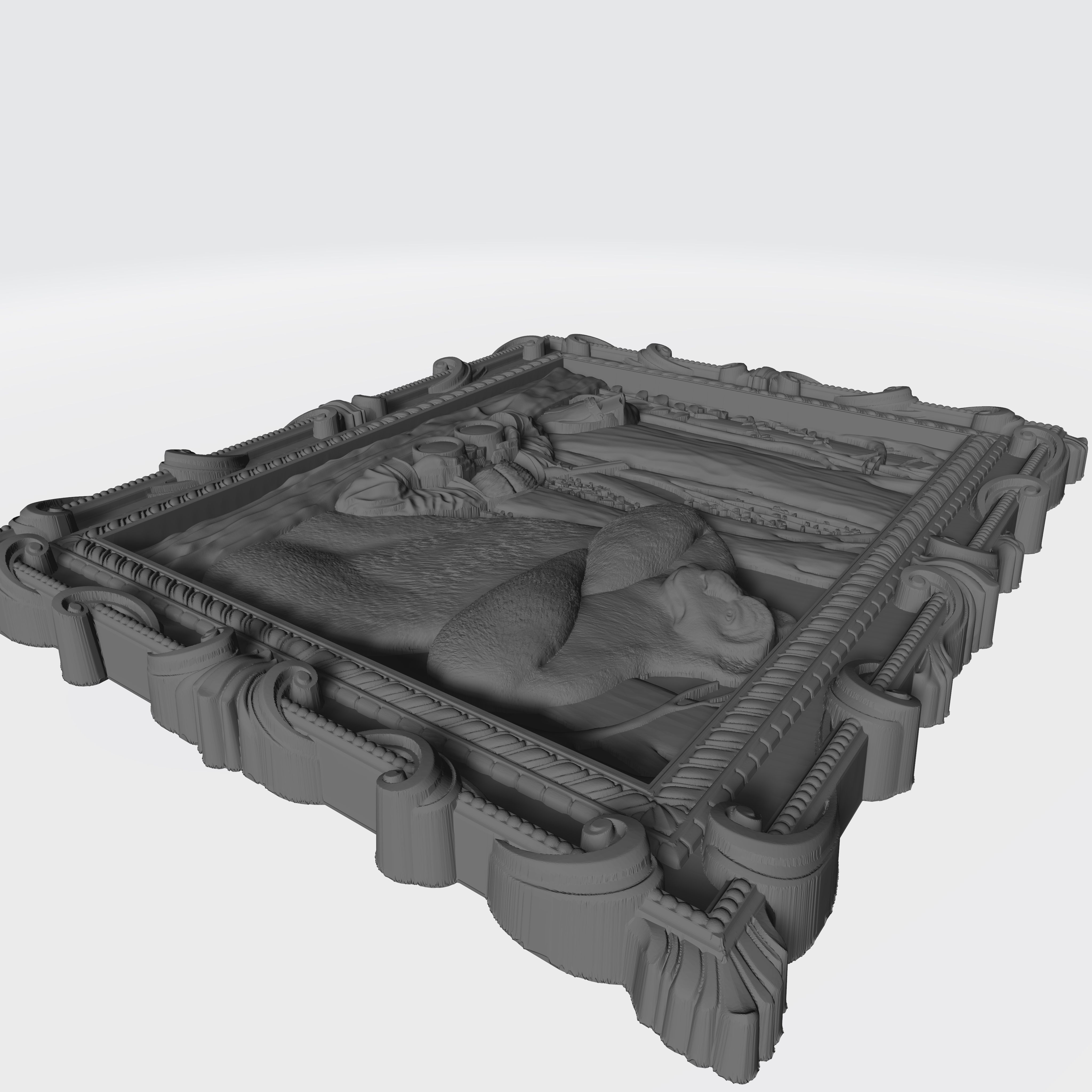 BEAR HUNTER RELIEF 3D model_8