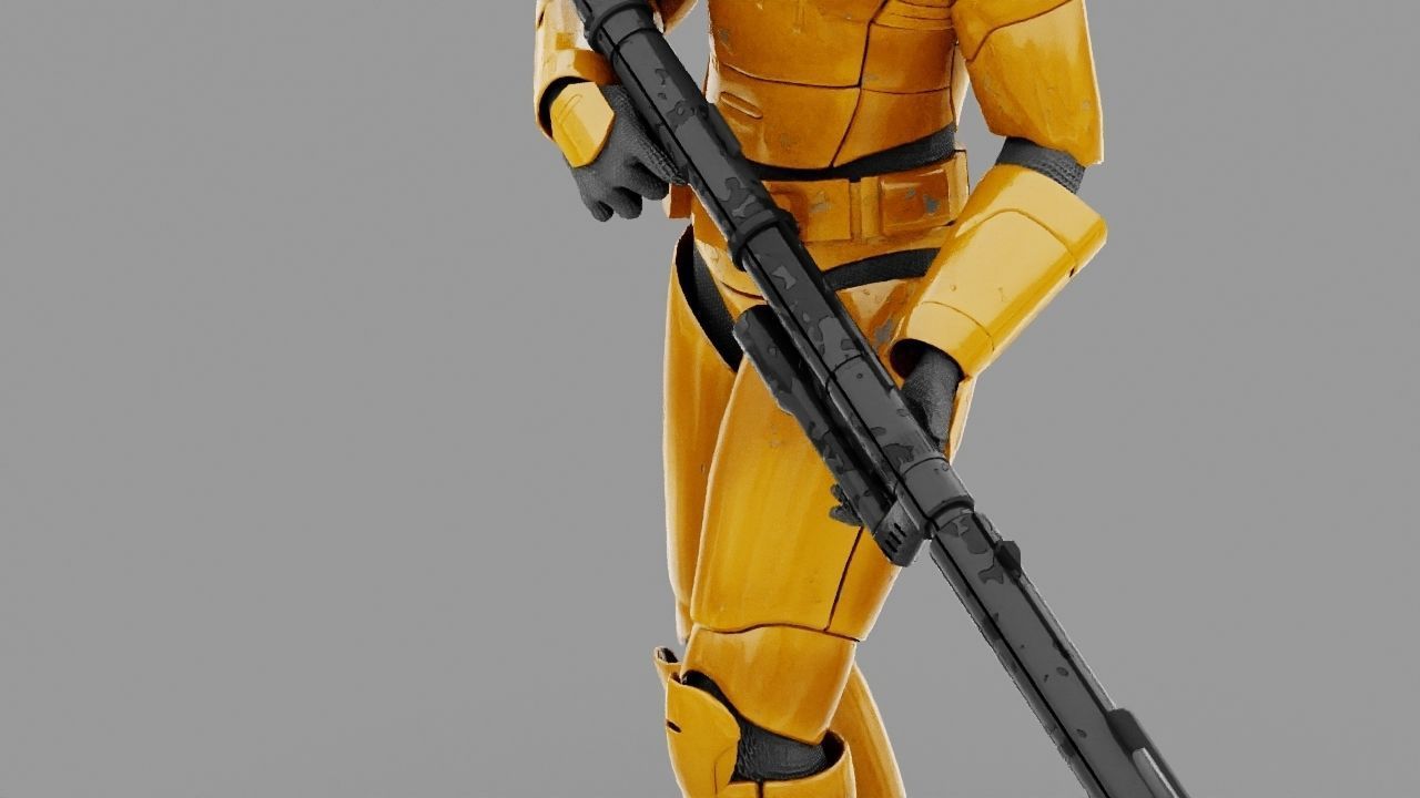 Clone Trooper rigged character 3D model_21