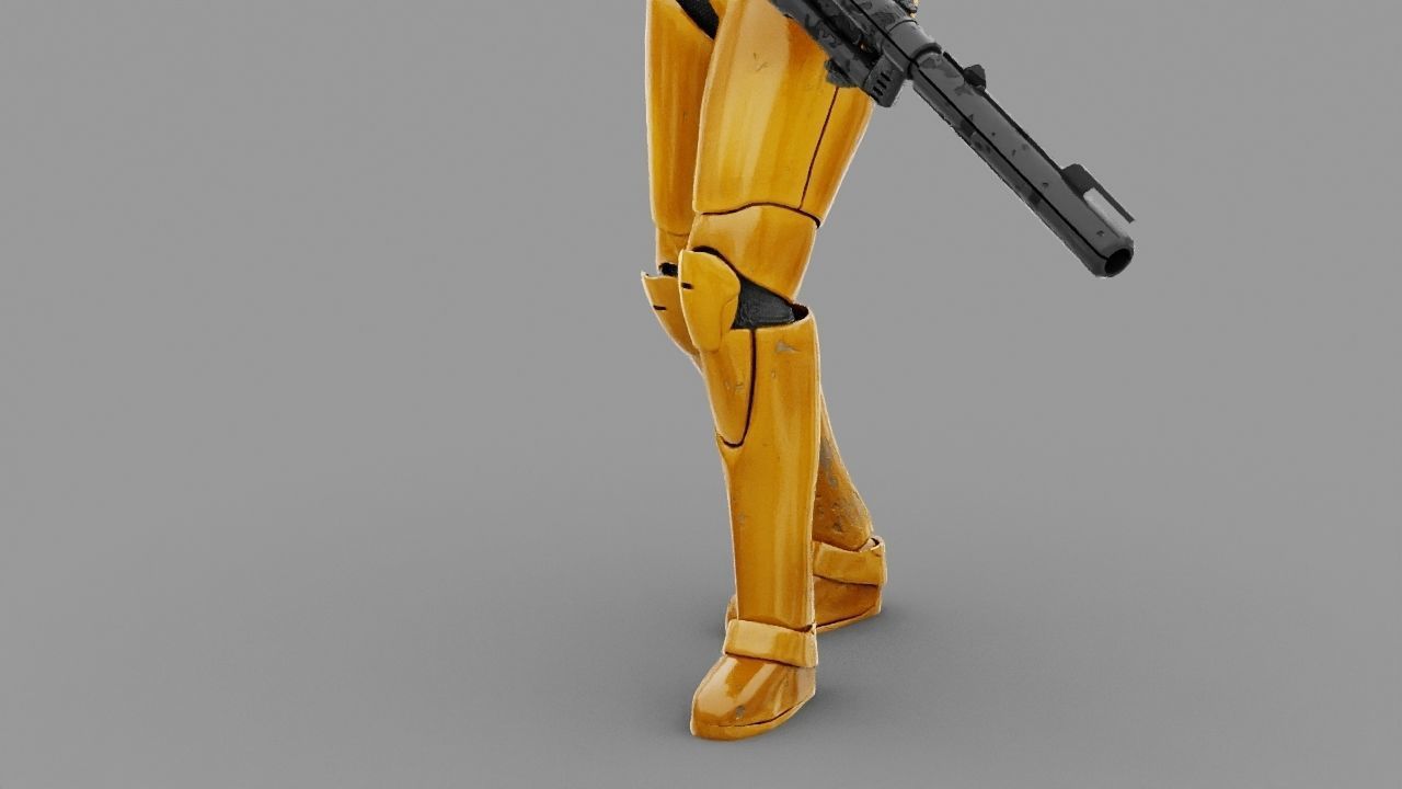 Clone Trooper rigged character 3D model_20