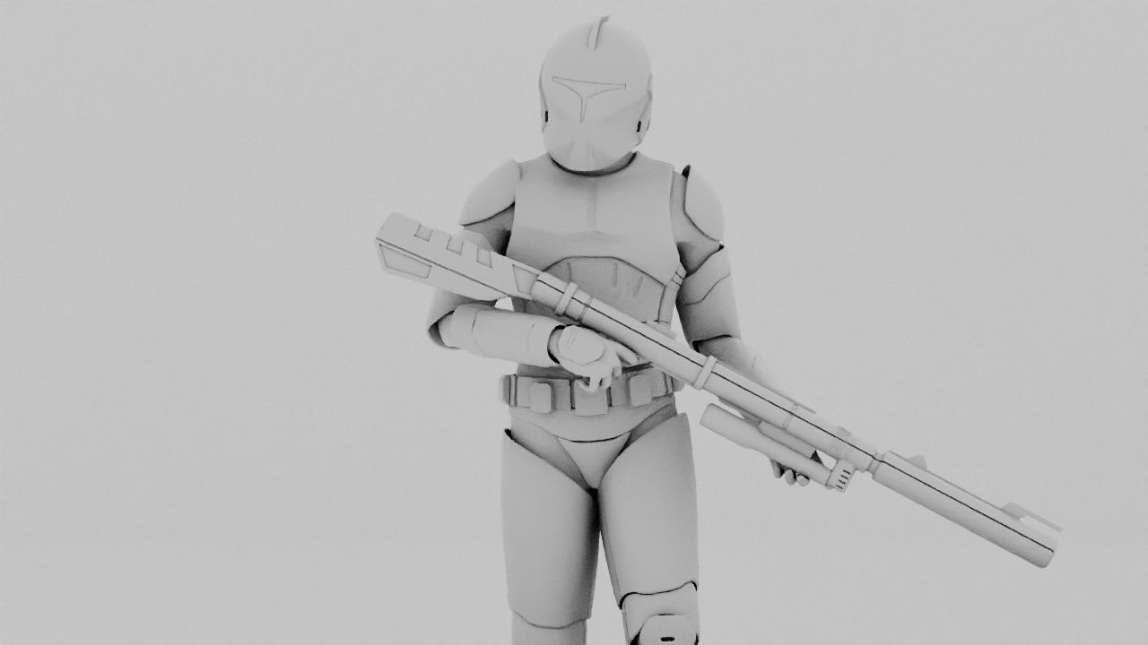 Clone Trooper rigged character 3D model_34