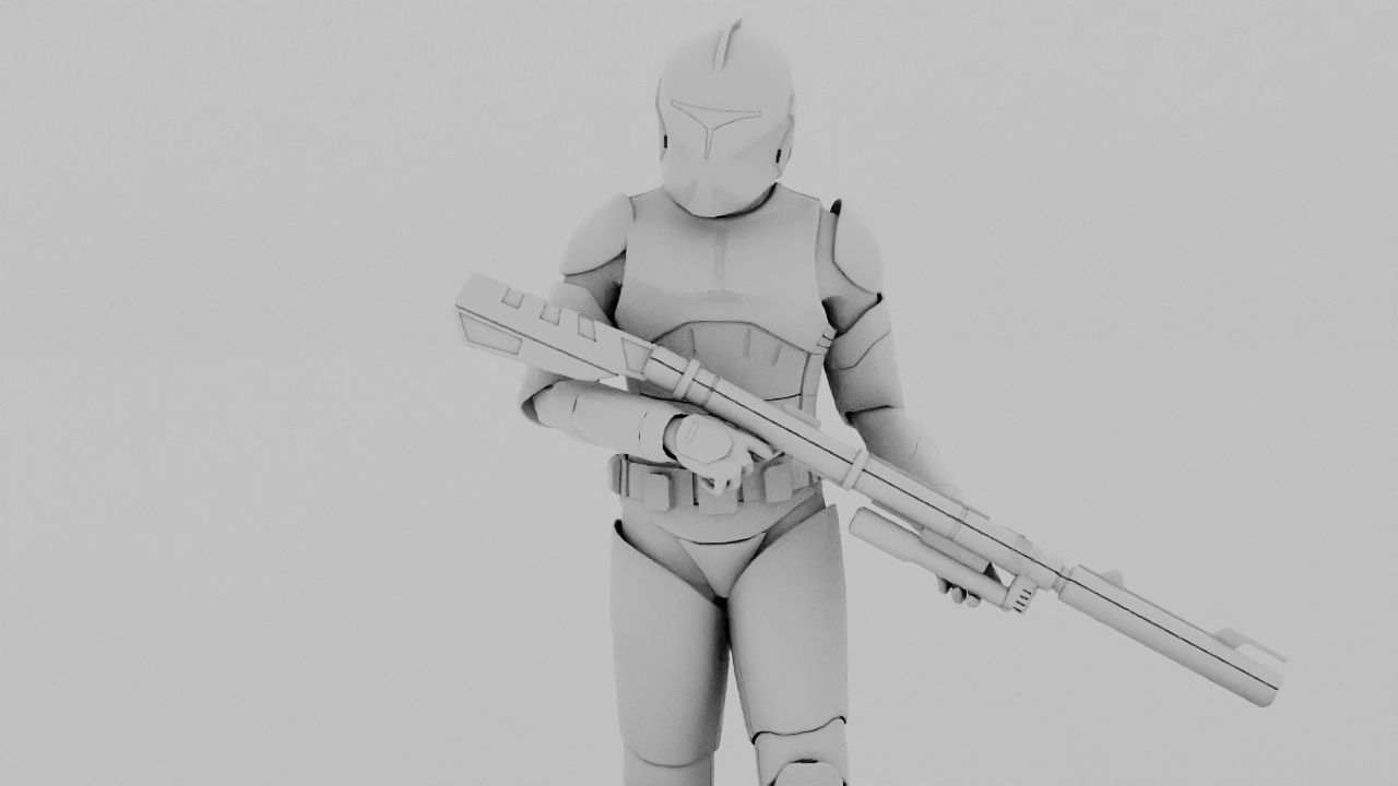 Clone Trooper rigged character 3D model_27