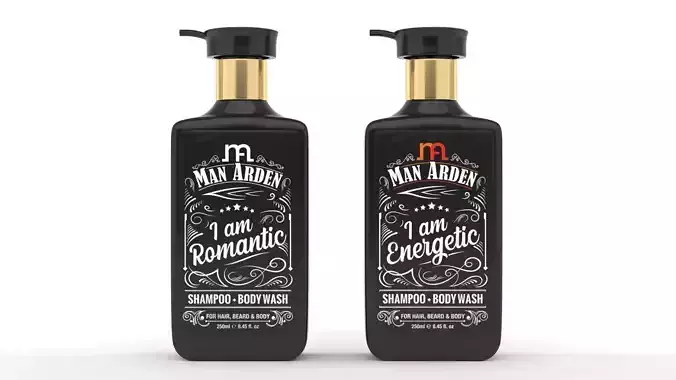 Man Arden Shampoo 3D model