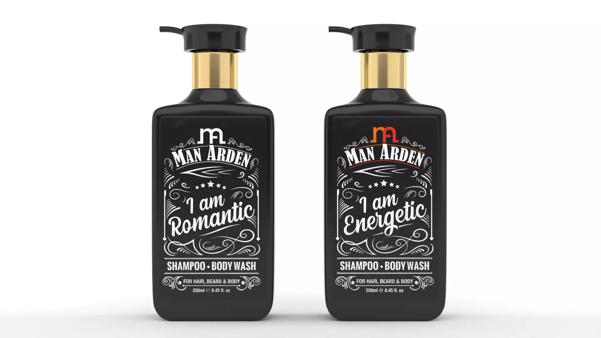 Man Arden Shampoo 3D model_0