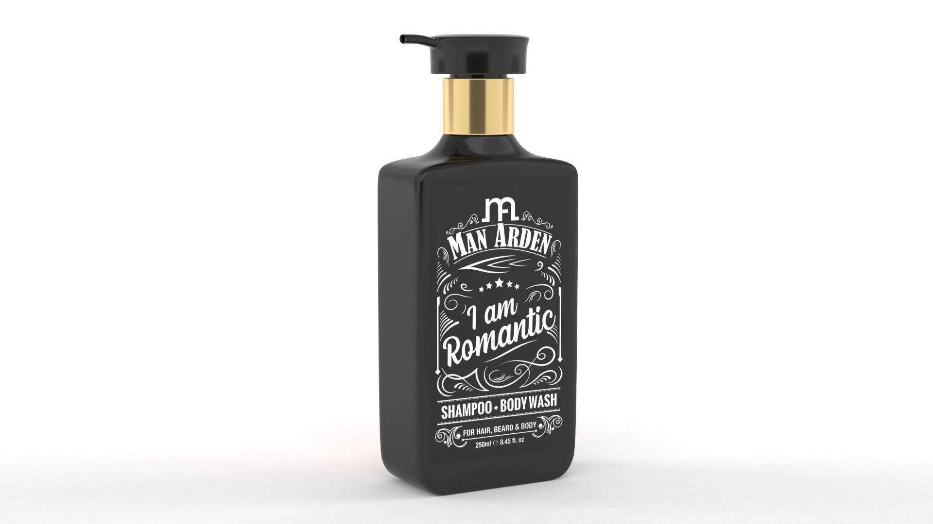 Man Arden Shampoo 3D model_6