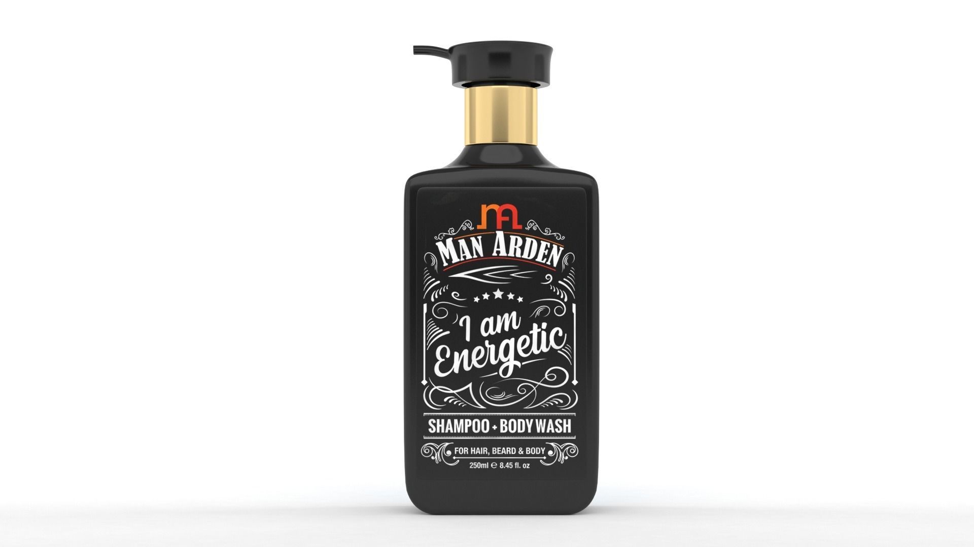 Man Arden Shampoo 3D model_1