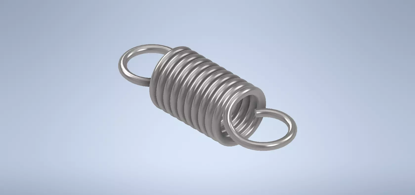 Spring 3D model metal 3D model_0