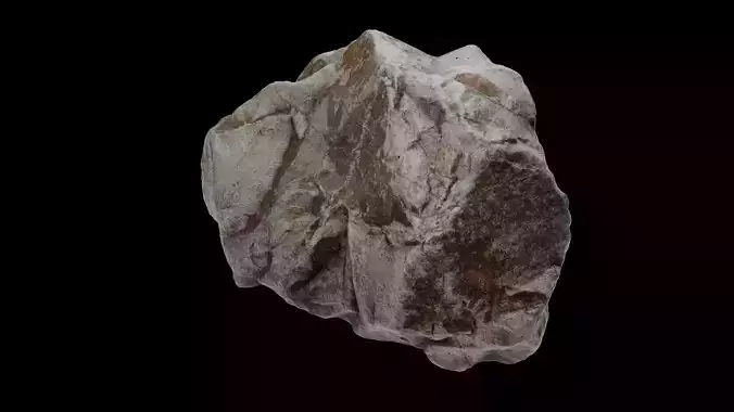 High Poly Scanned Rock 01 3D model