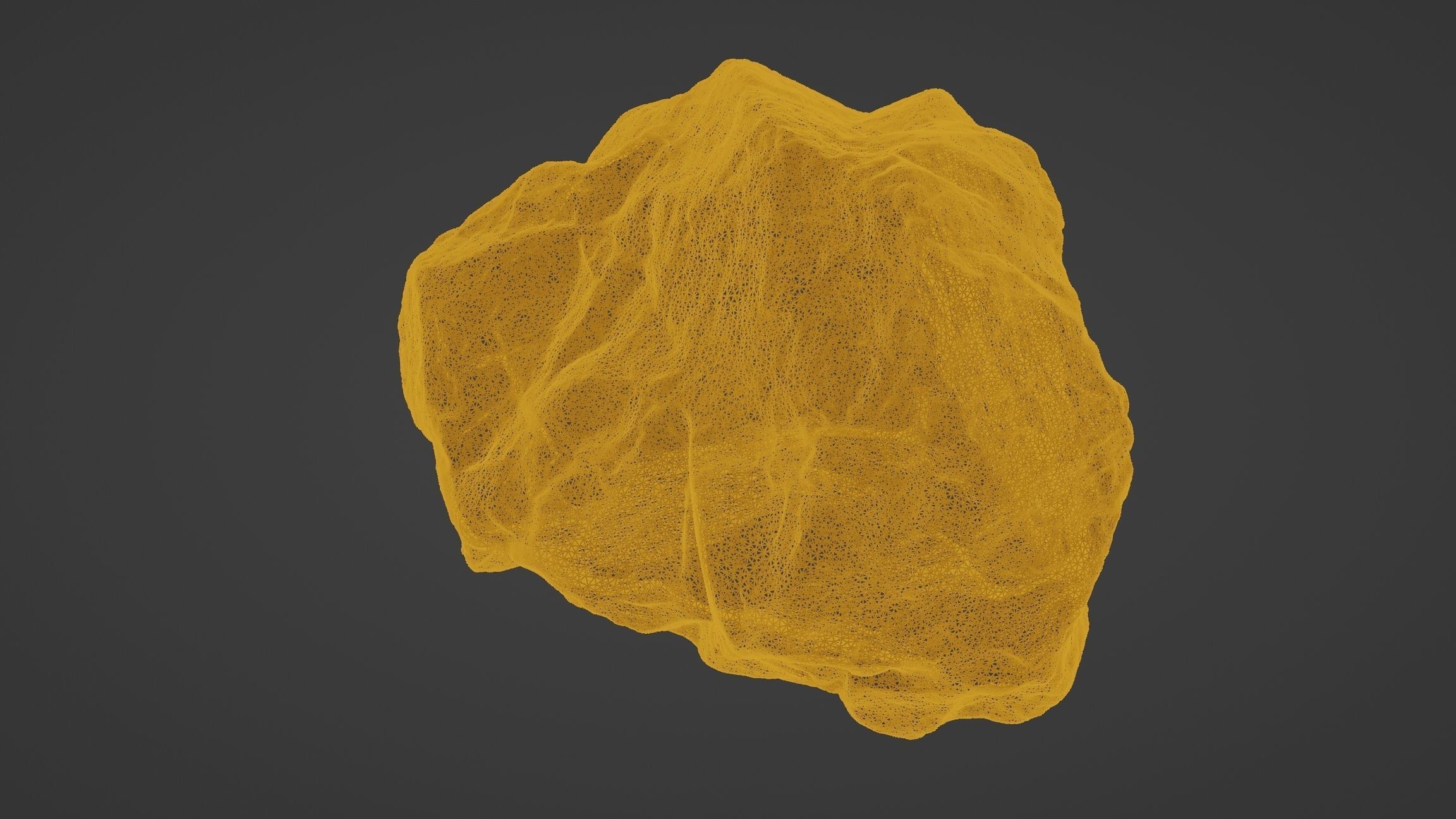 High Poly Scanned Rock 01 3D model_1