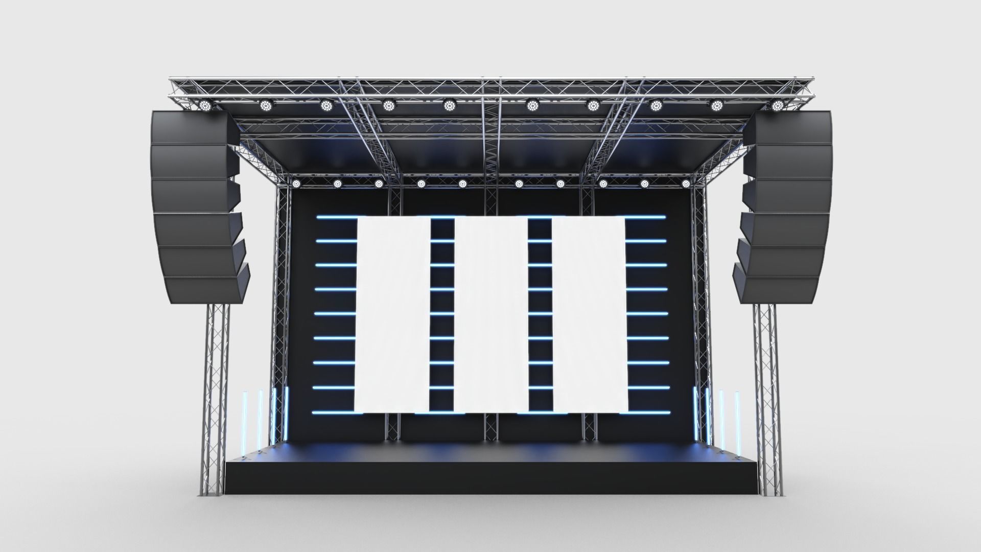 Concert Stage 2 3D model_1