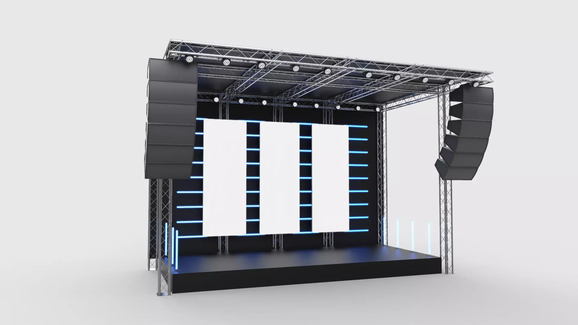 Concert Stage 2 3D model_0