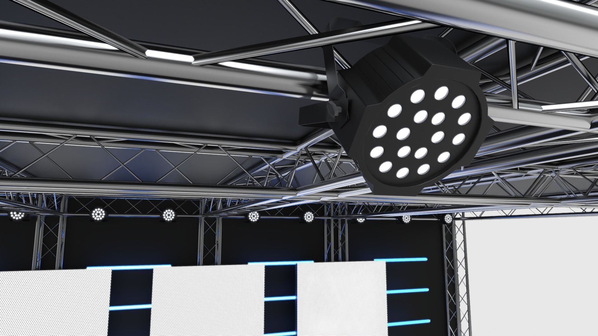 Concert Stage 2 3D model_4