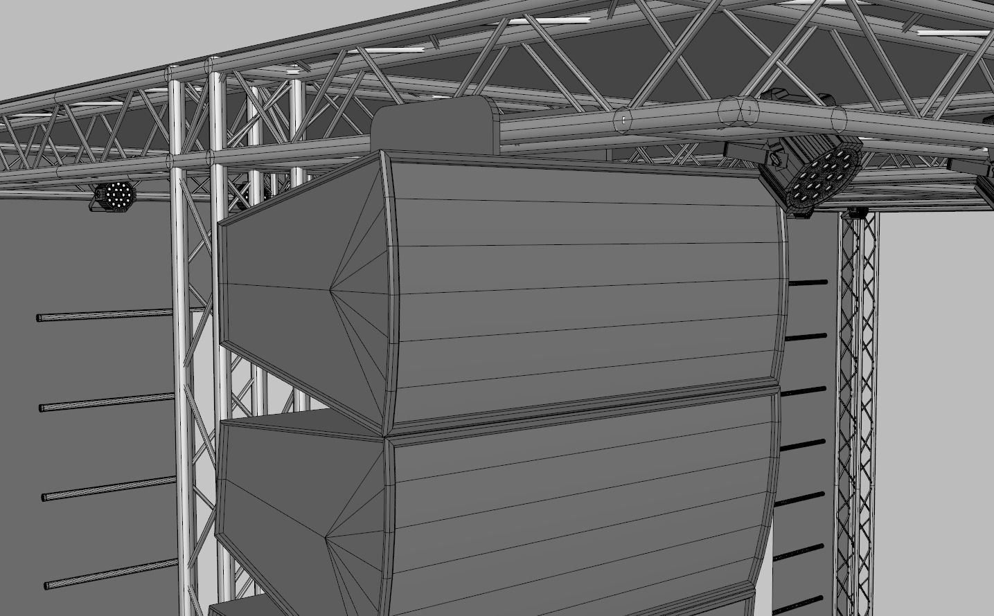 Concert Stage 2 3D model_8