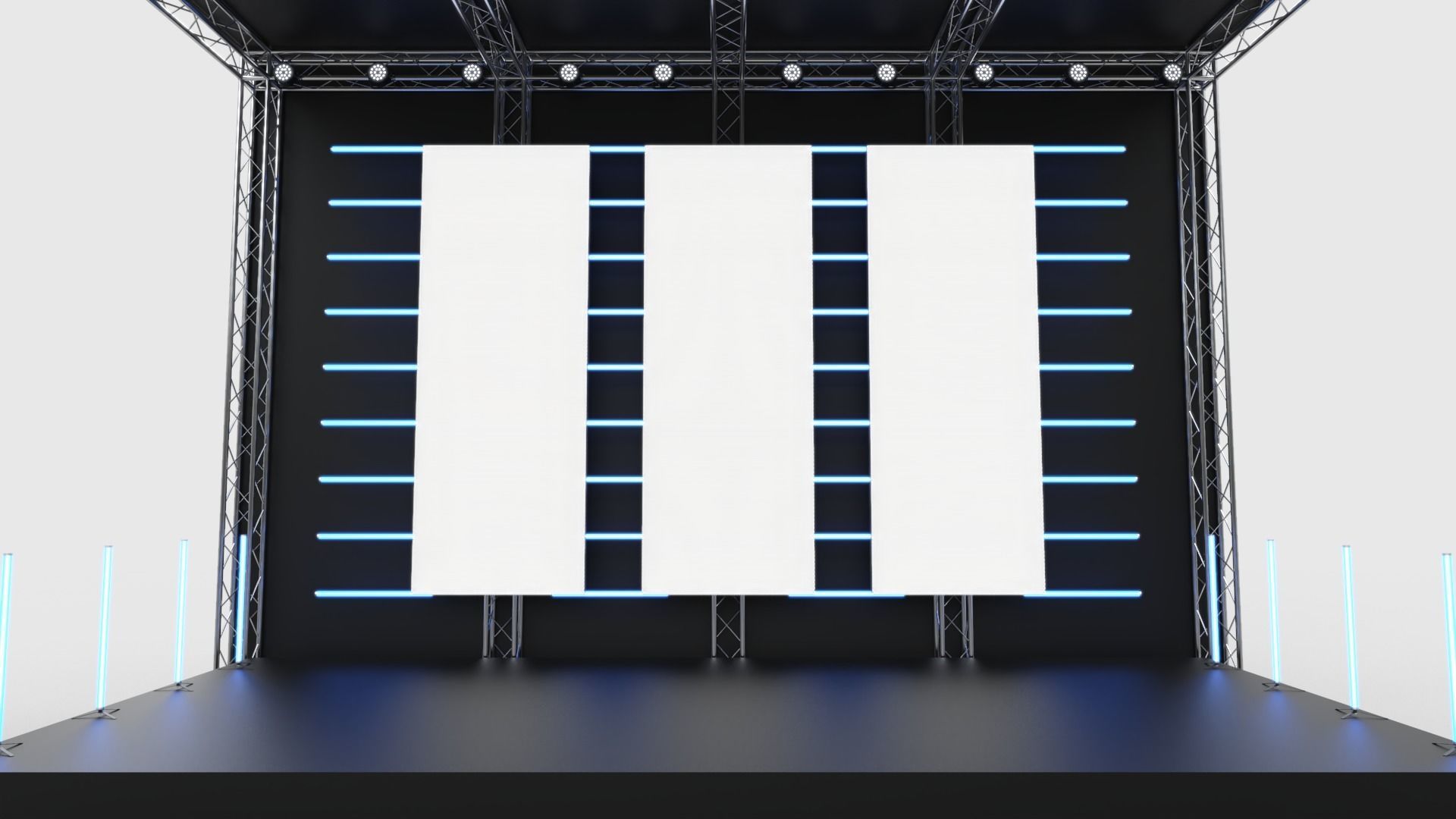 Concert Stage 2 3D model_3