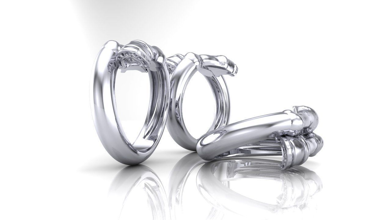 Horse Ring 3D model_2