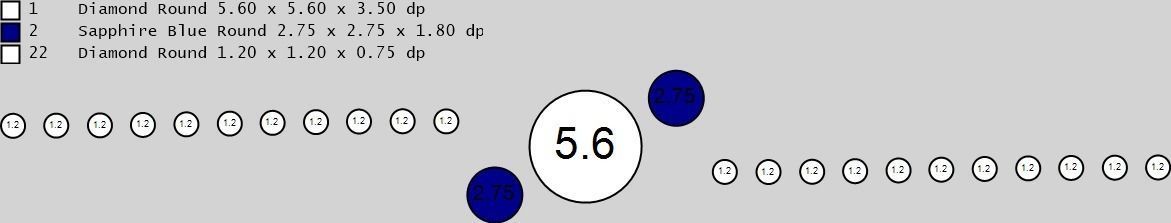 Bypass Engagement Ring Low-poly 3D model_5