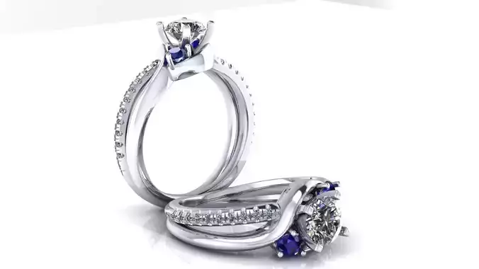 Bypass Engagement Ring