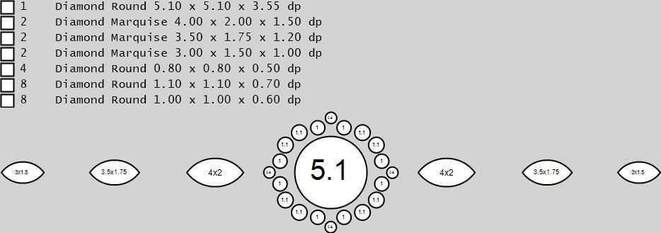 Antique Halo Ring 3D model_5