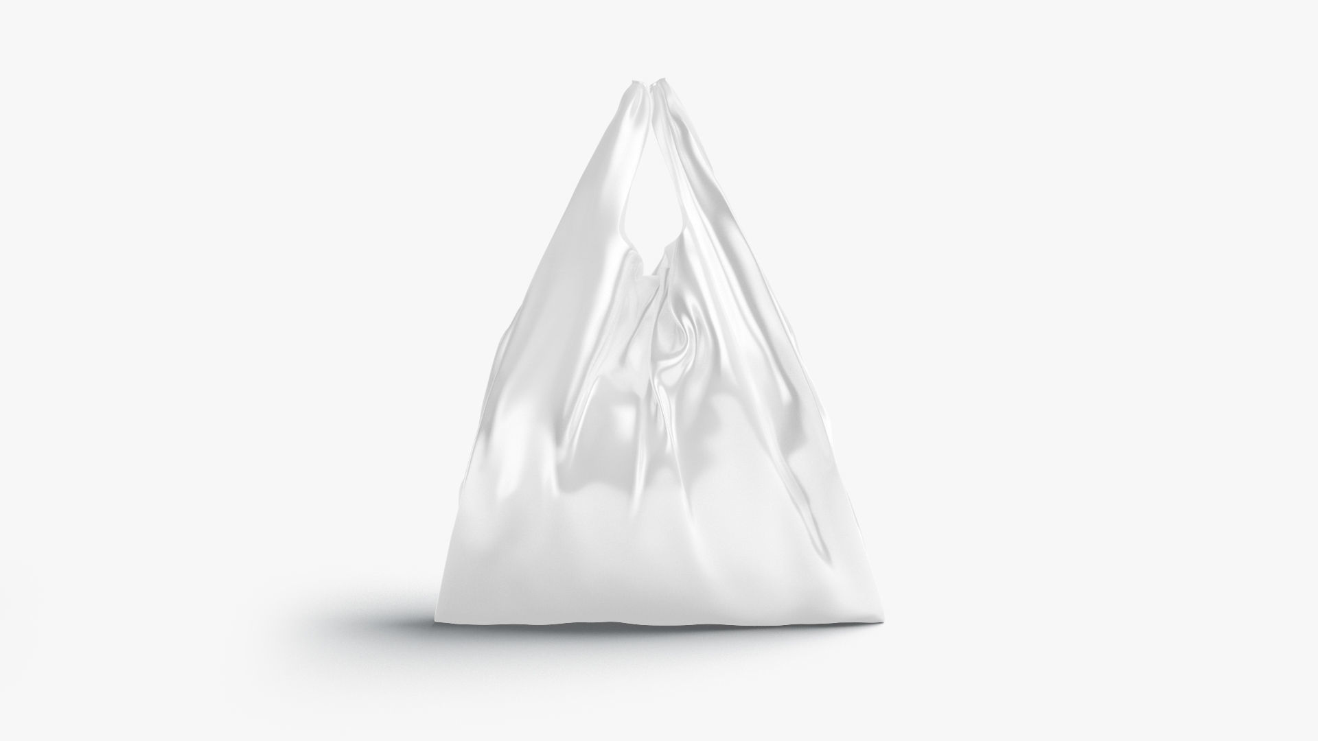 T-shirt plastic bag stand Low-poly 3D model_2
