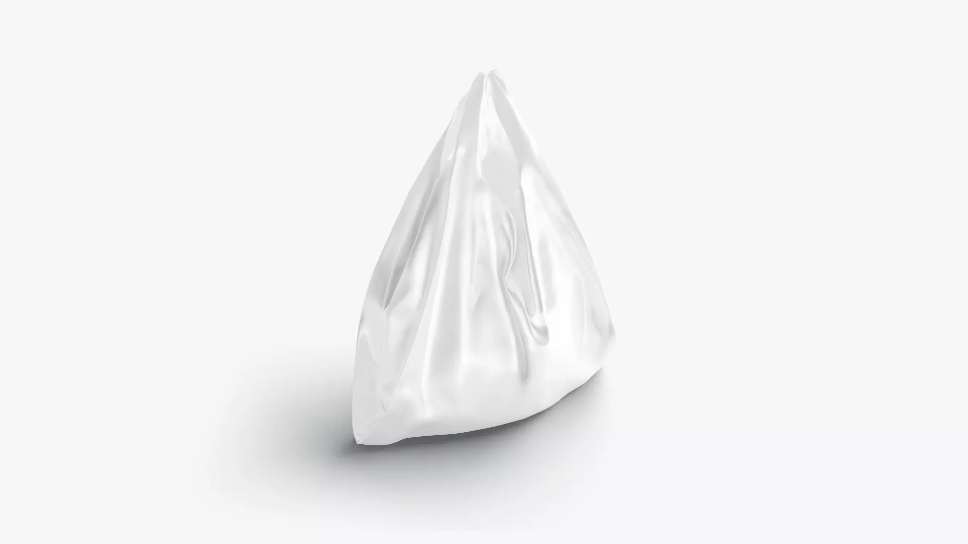 T-shirt plastic bag stand Low-poly 3D model_0