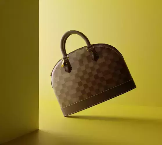 LV bag 3D model 3D model