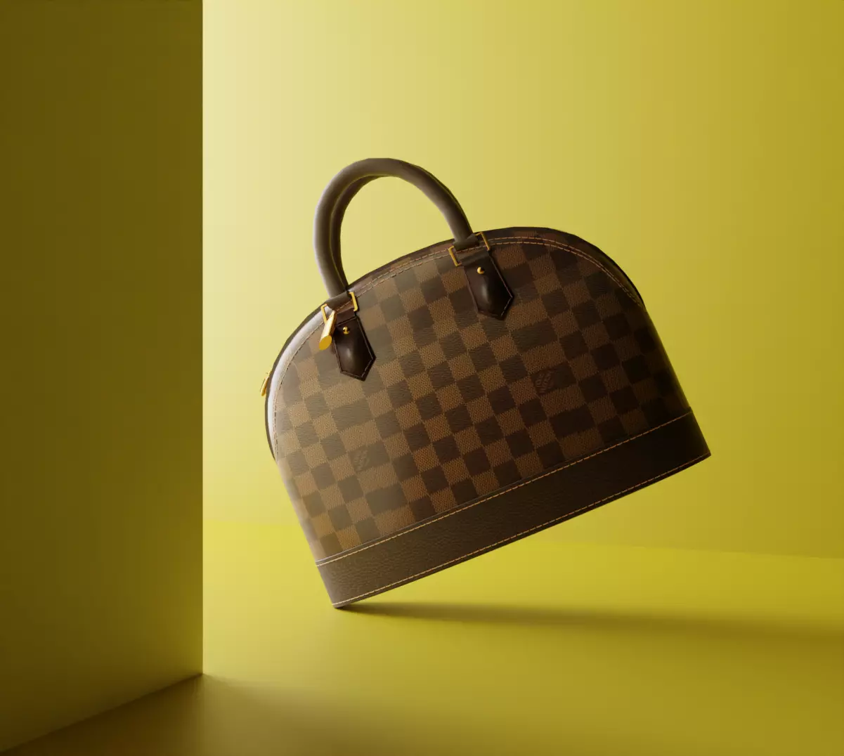 LV bag 3D model 3D model_0