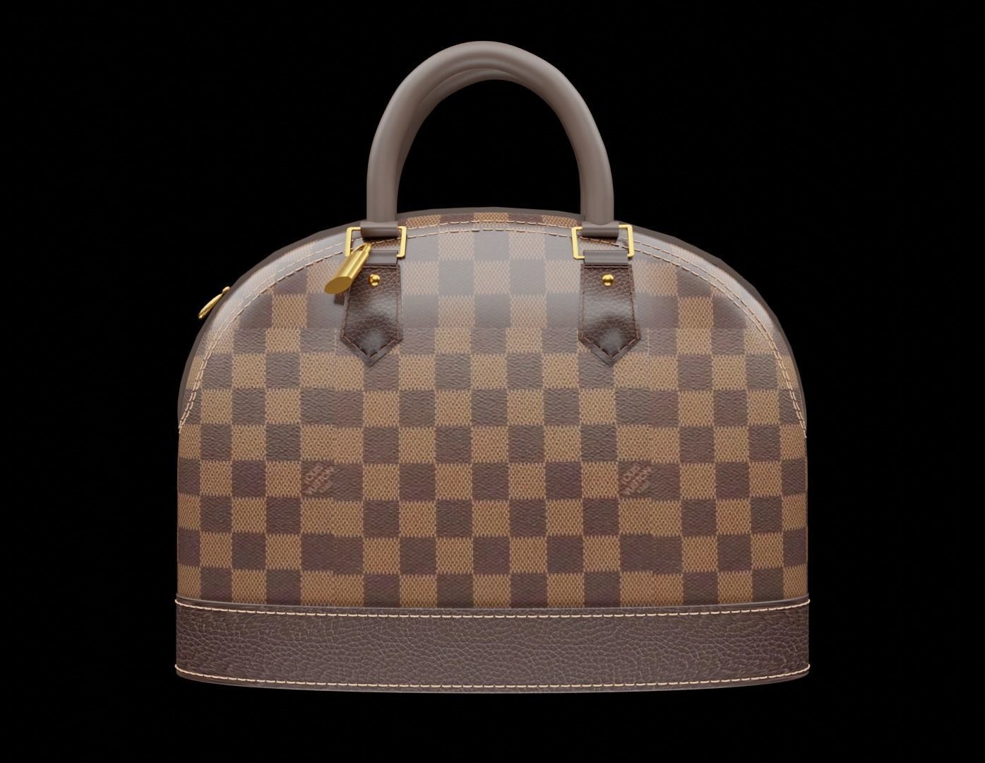 LV bag 3D model 3D model_3
