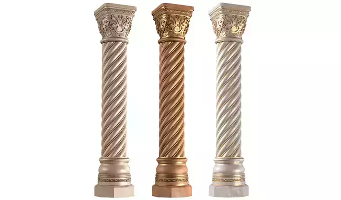 Spiral east column Spiral Arabic East Morocco Column