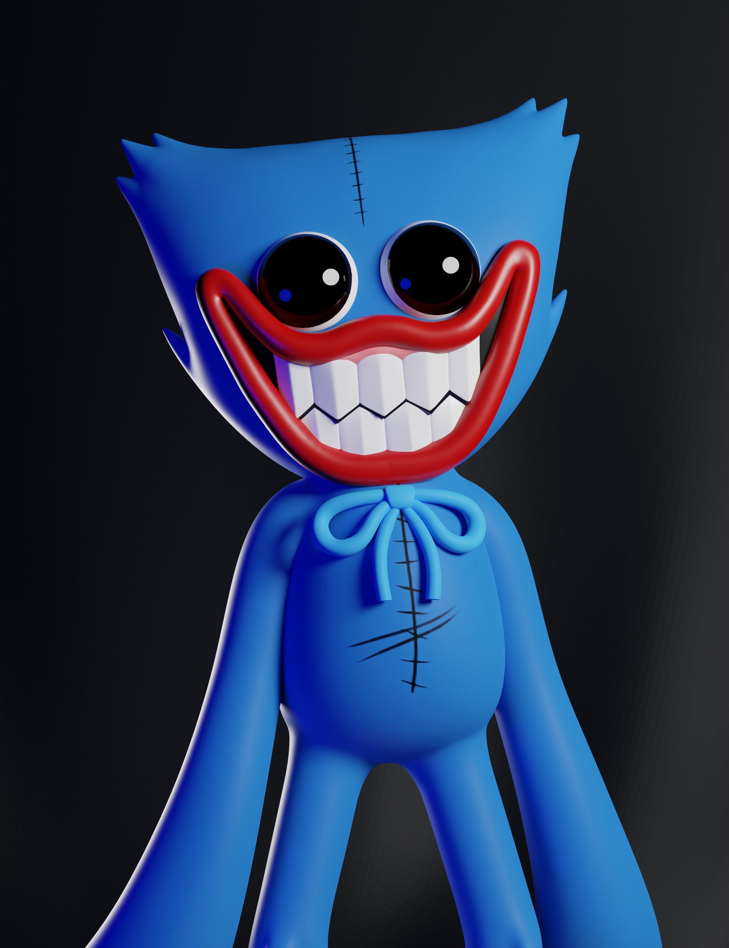 POPPY PLAYTIME HUGGY WUGGY 3D Model 3D Printable CGTrader POPPY PLAYTIME HUGGY WUGGY 3D Model 3D Printable CGTrader