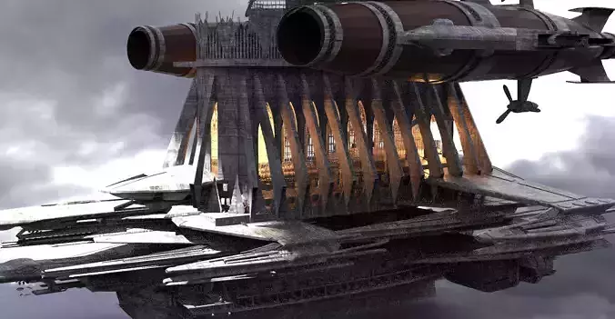 Grand Cathedral Ship 5 3D model