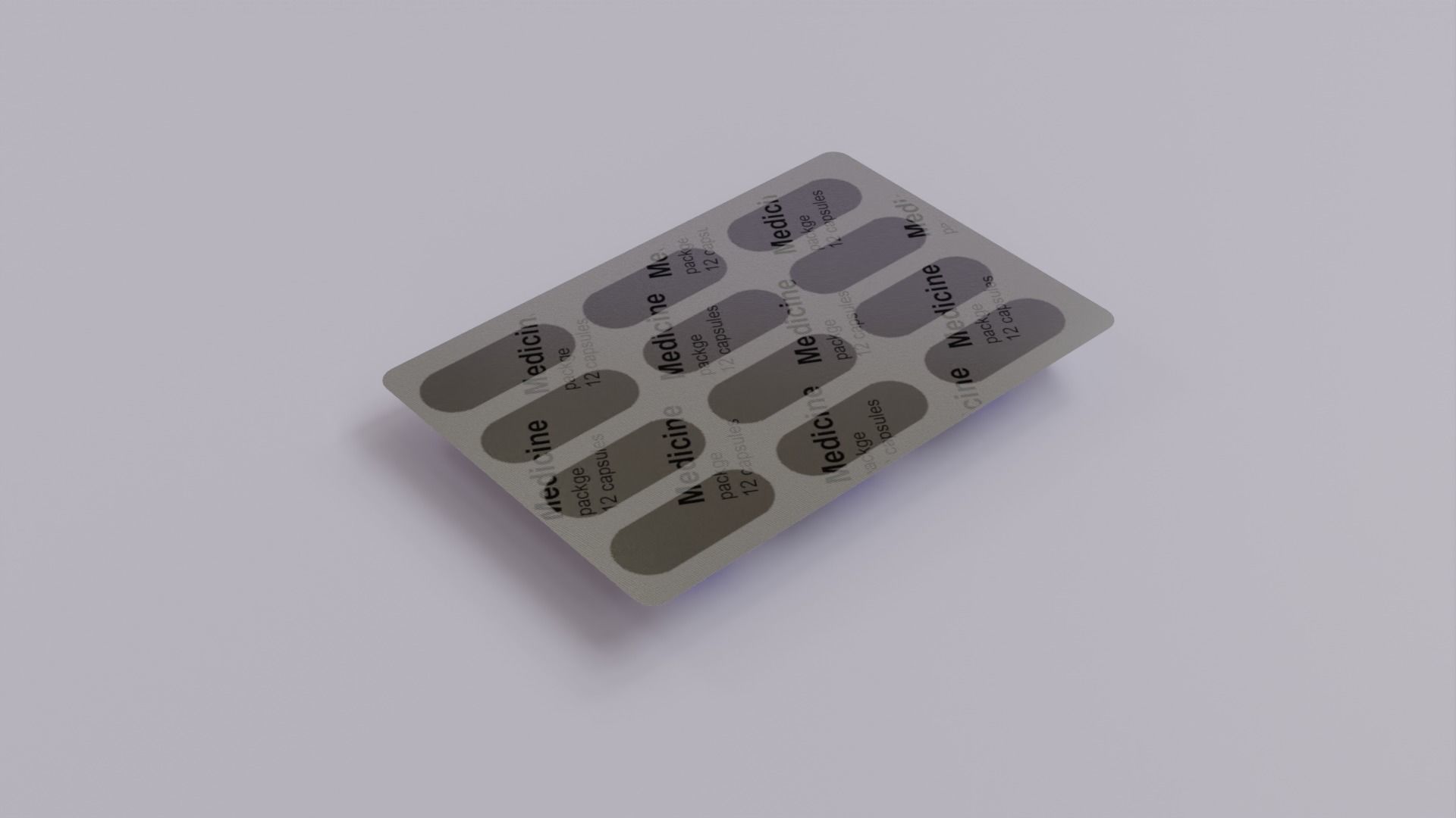 Medicine Package 3D model_5