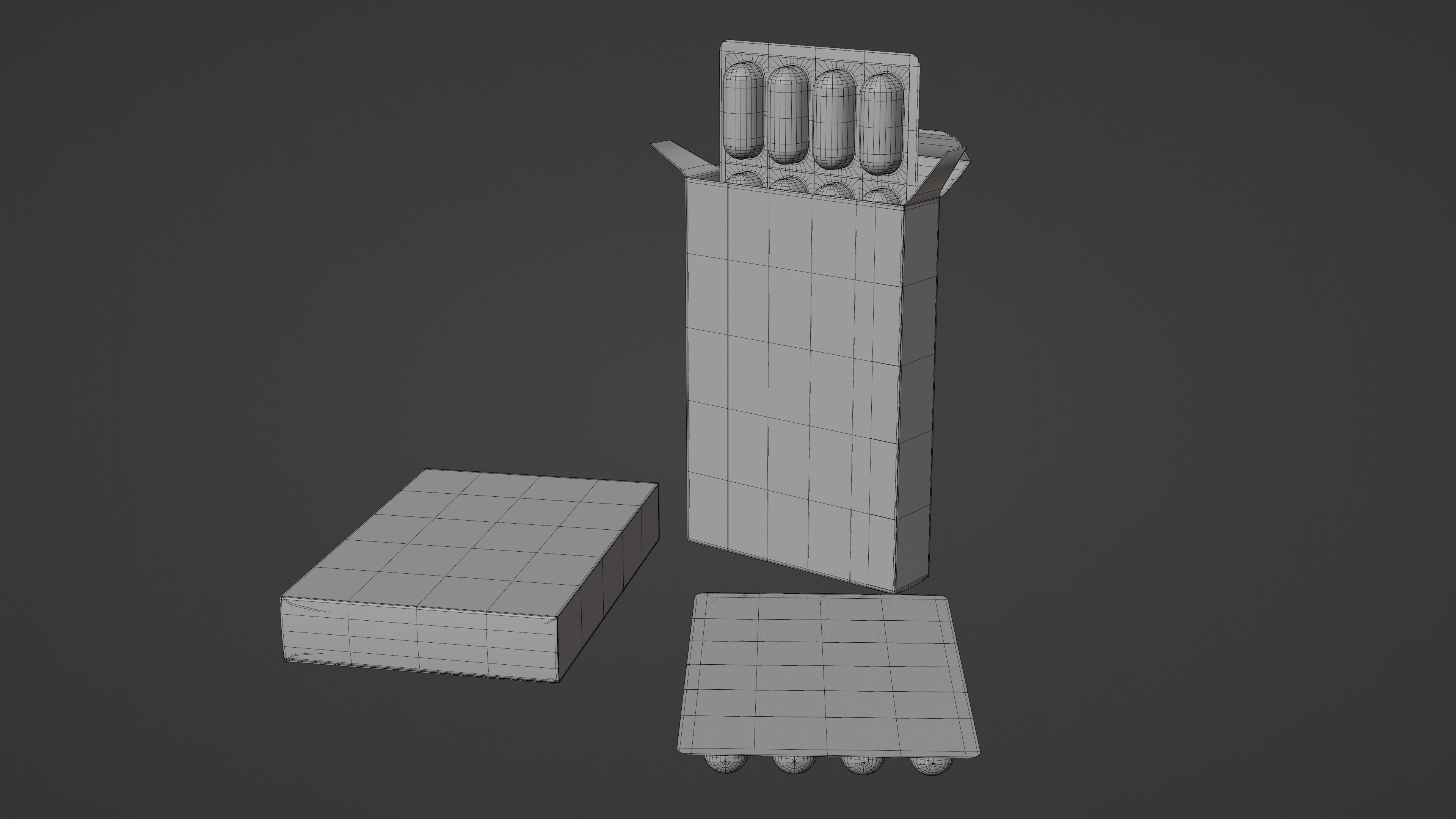 Medicine Package 3D model_4