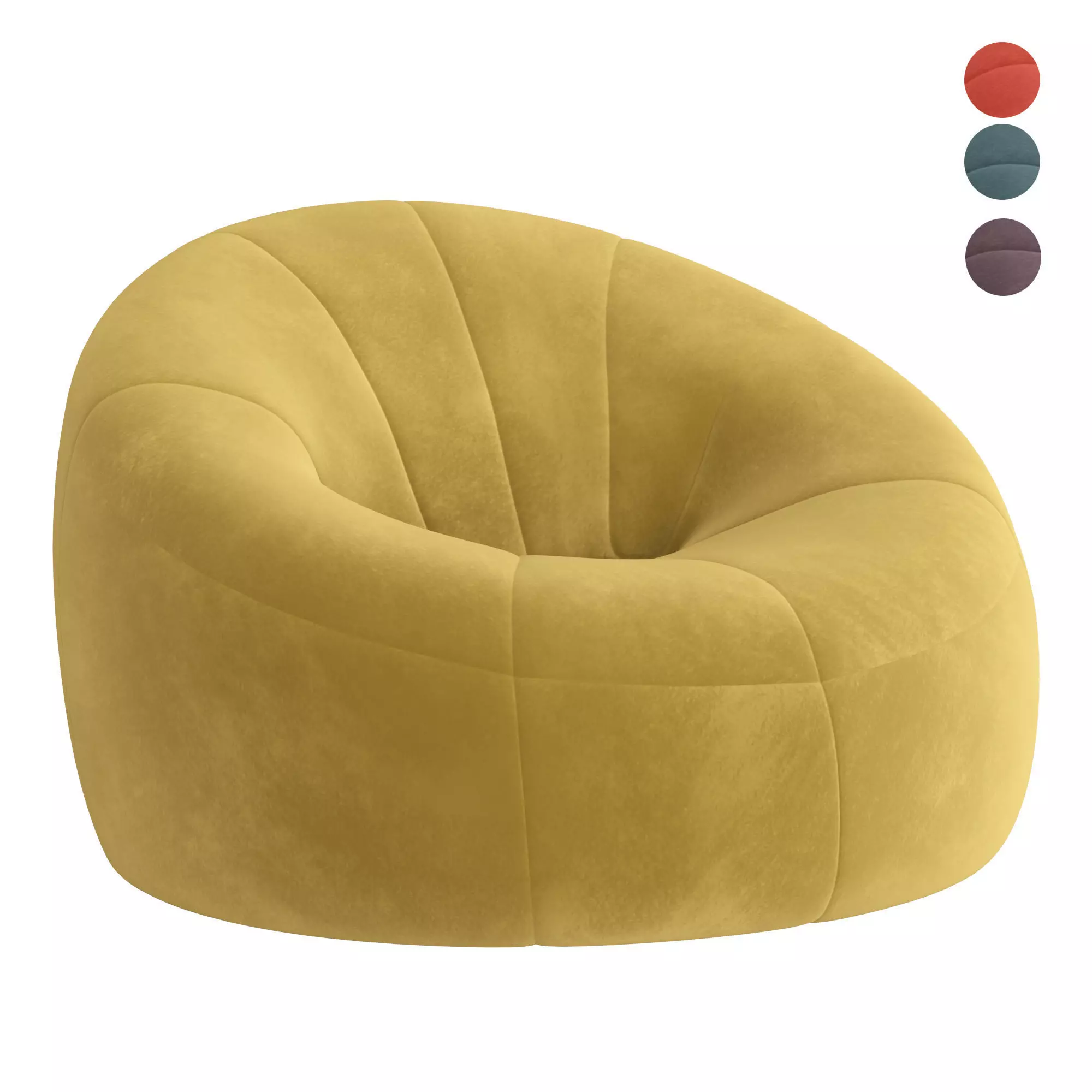 PUMPKIN ARMCHAIR 3D model_0