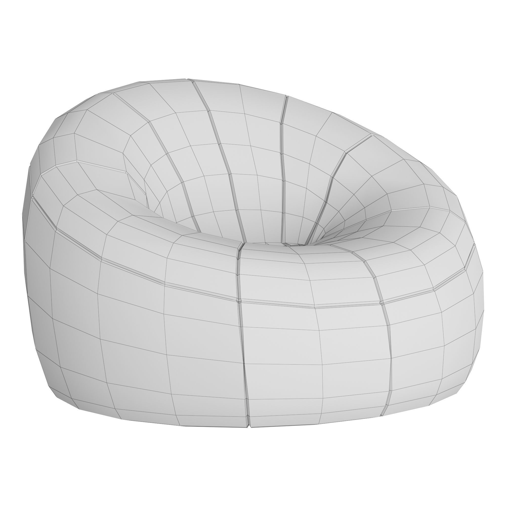 PUMPKIN ARMCHAIR 3D model_4