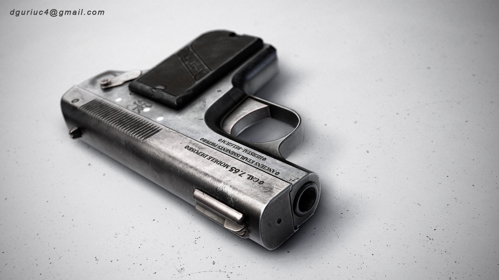 Bayard 1908 Low-poly 3D model_4