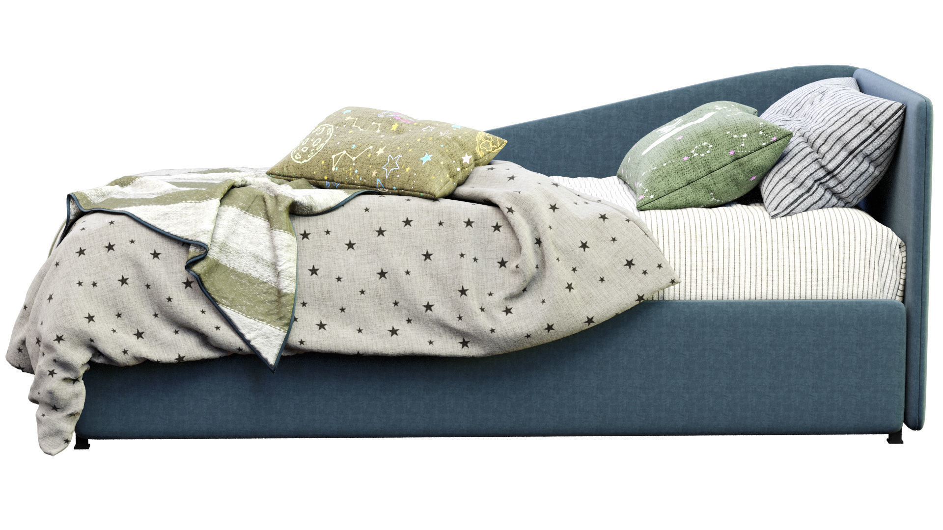 Titti Single Bed By Bonaldo 3D model_13