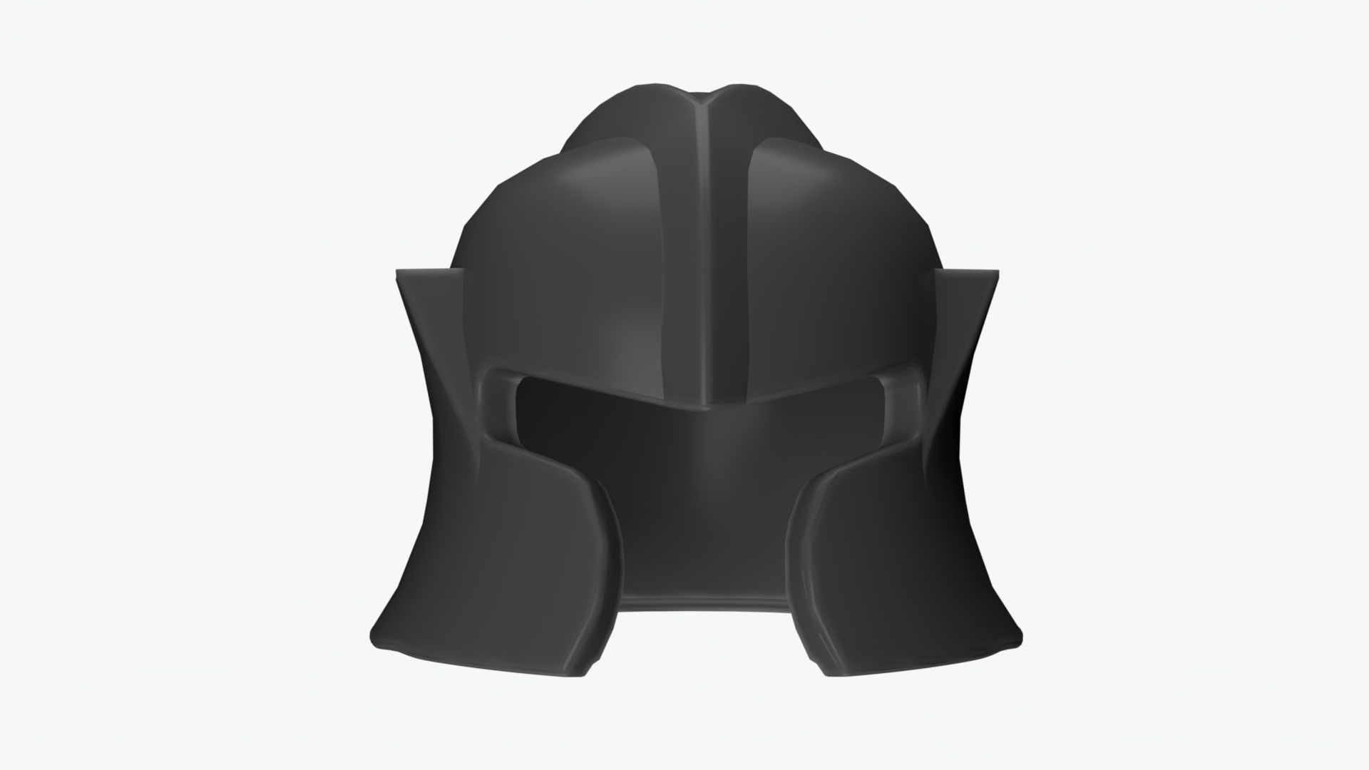 Lego helmet 3D model_1