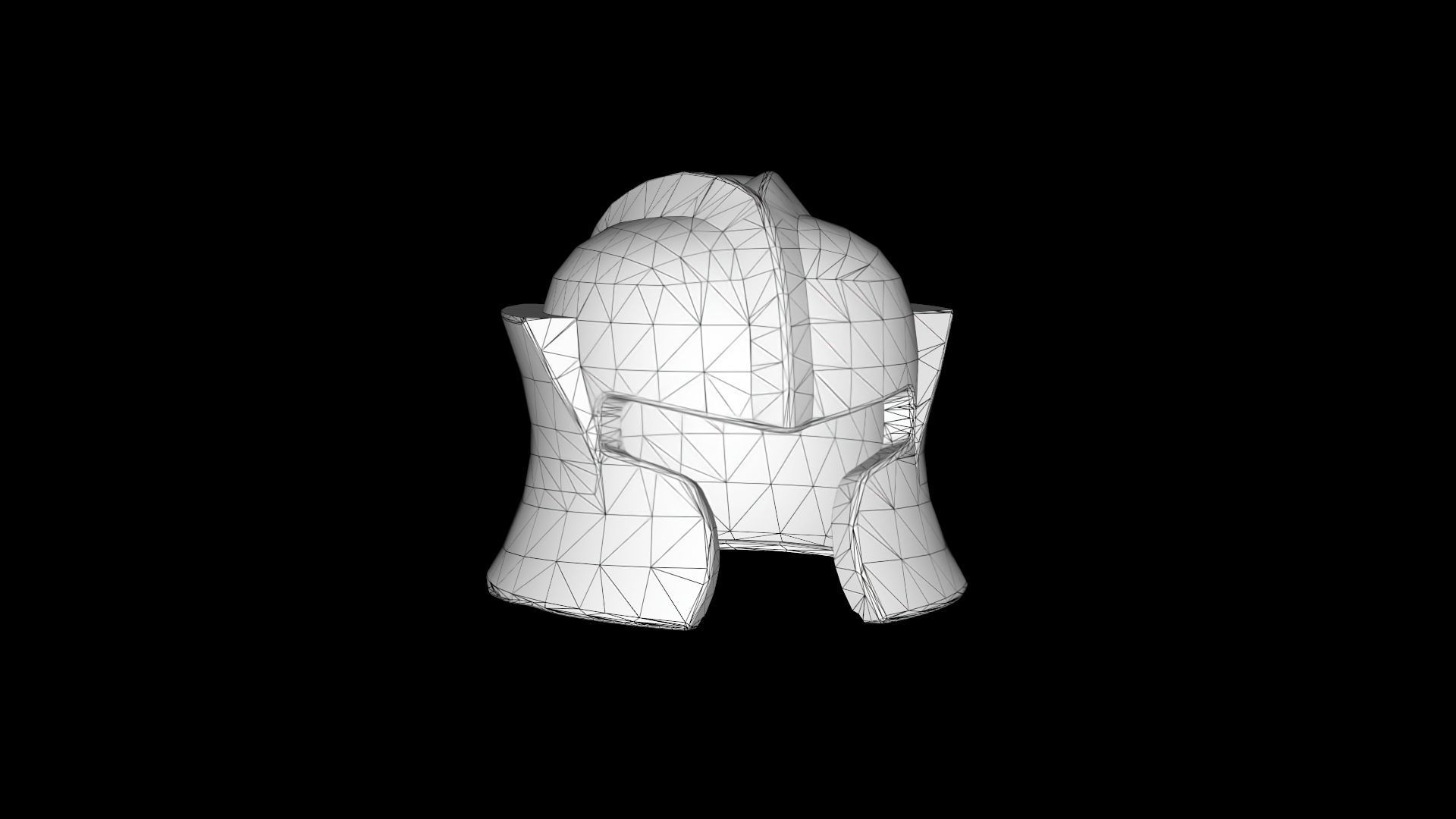 Lego helmet 3D model_6