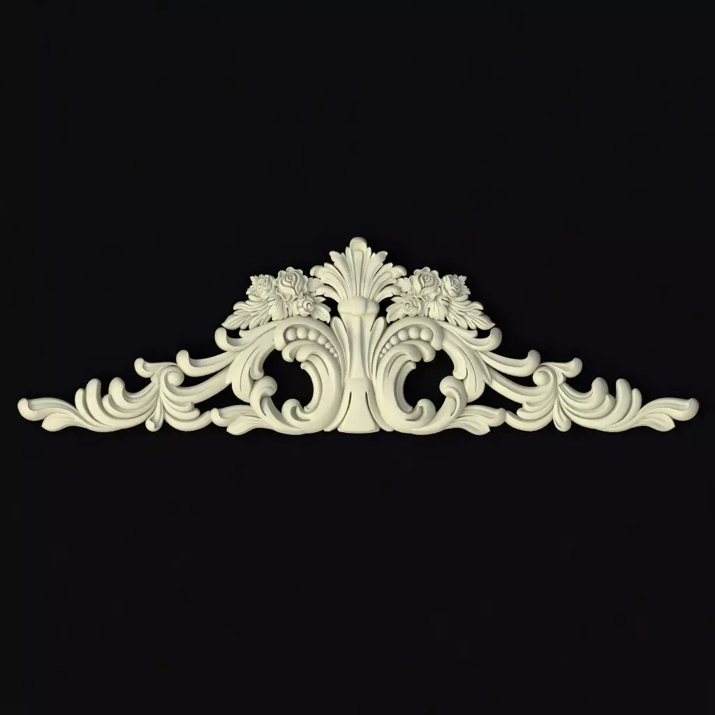 dekor decorative ornate molding 3D model_0