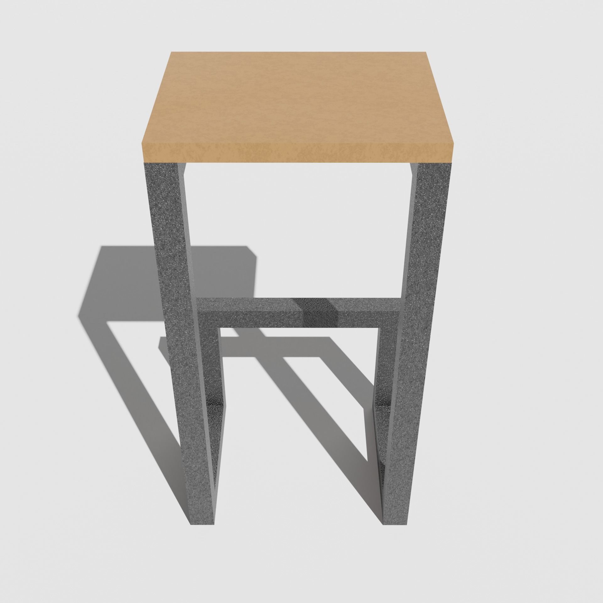 Bar Stool Chair 3D model_4