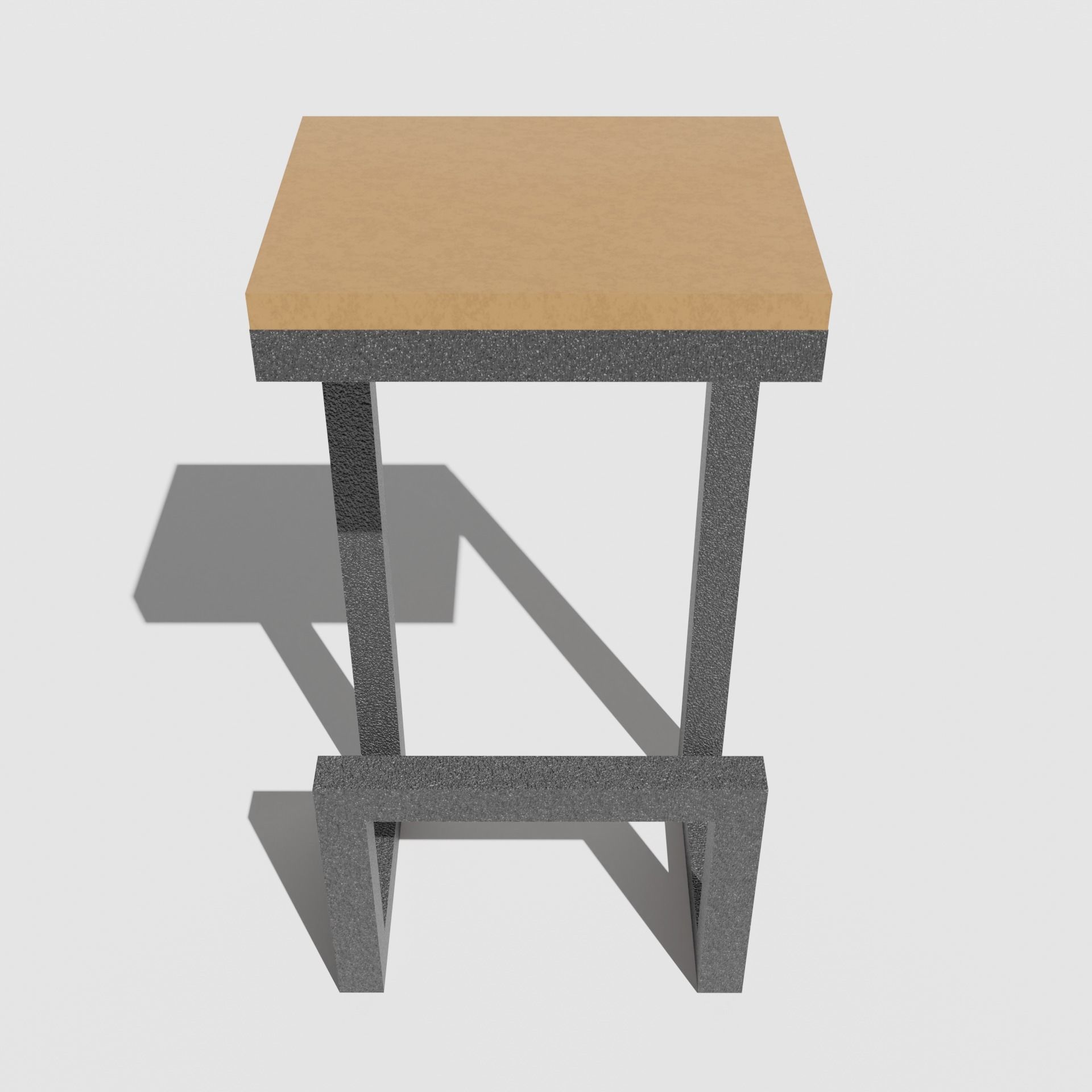 Bar Stool Chair 3D model_3