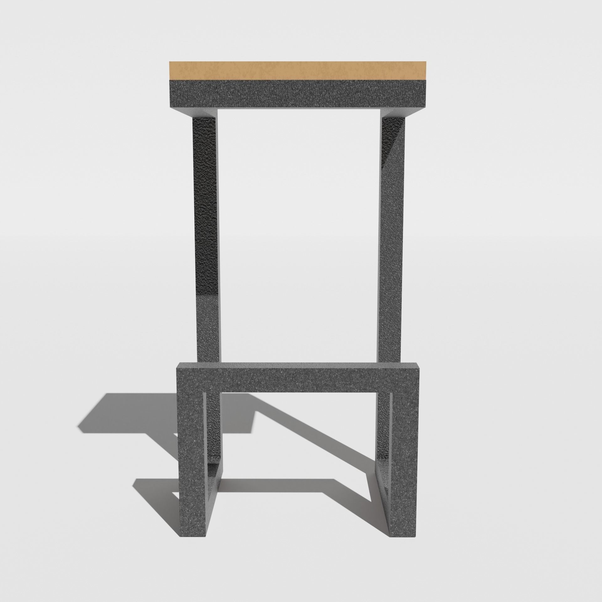 Bar Stool Chair 3D model_2