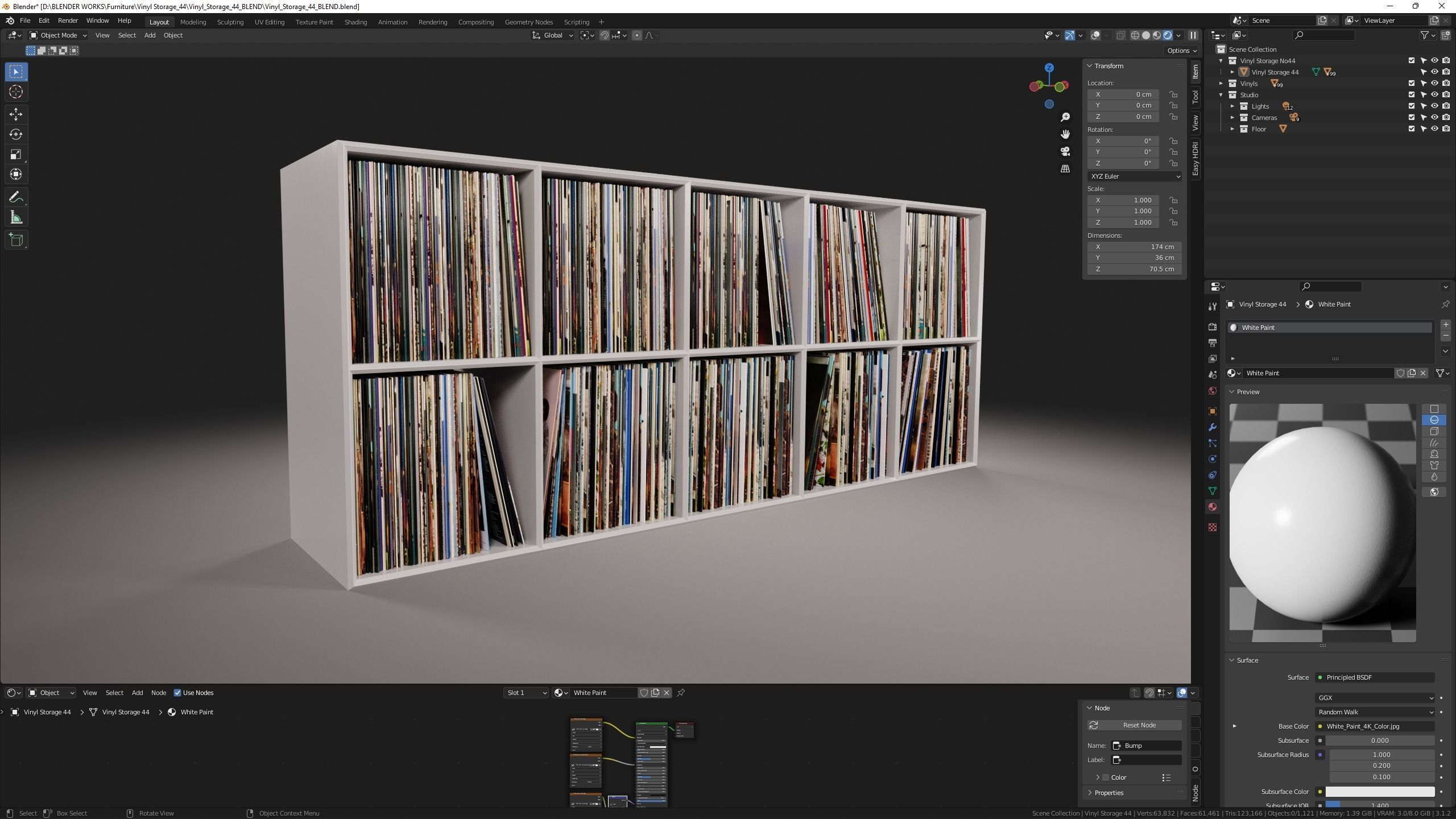 Vinyl Storage No44 3D model_11