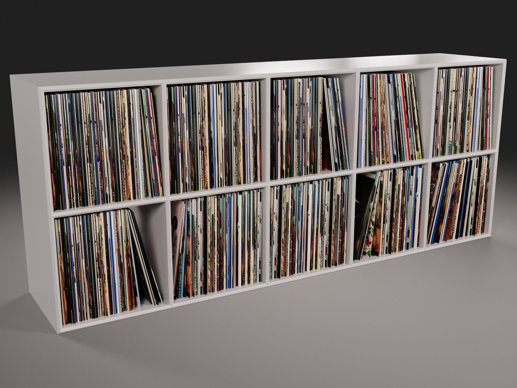 Vinyl Storage No44 3D model_9