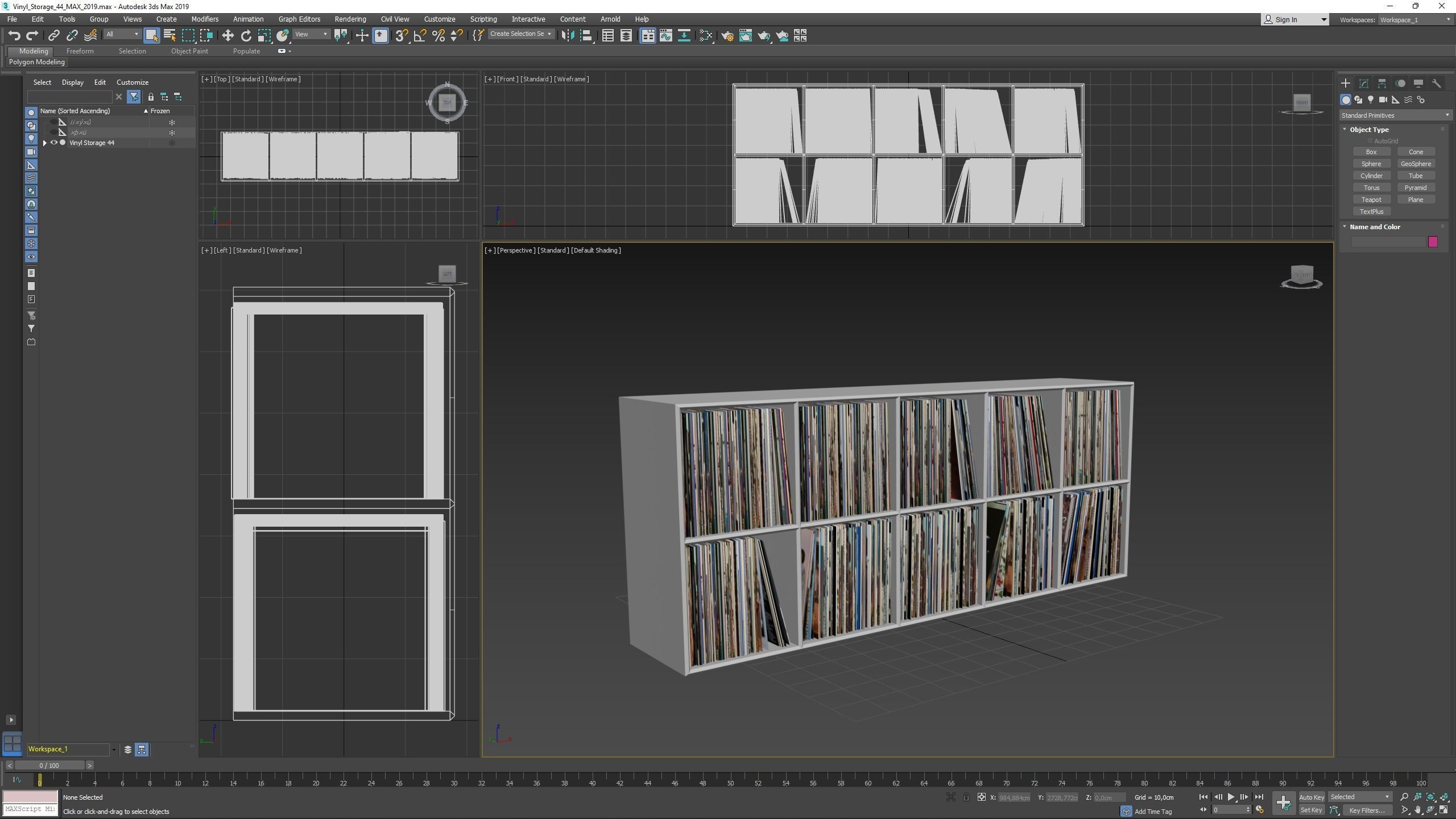 Vinyl Storage No44 3D model_12