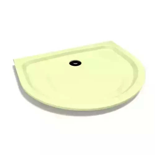Shower Base D Shape 3D model