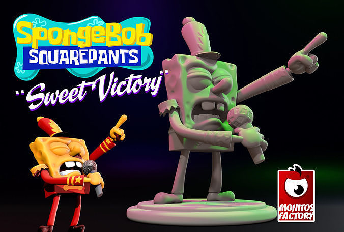SpongeBob Sweet Victory 3D Print 3D print model