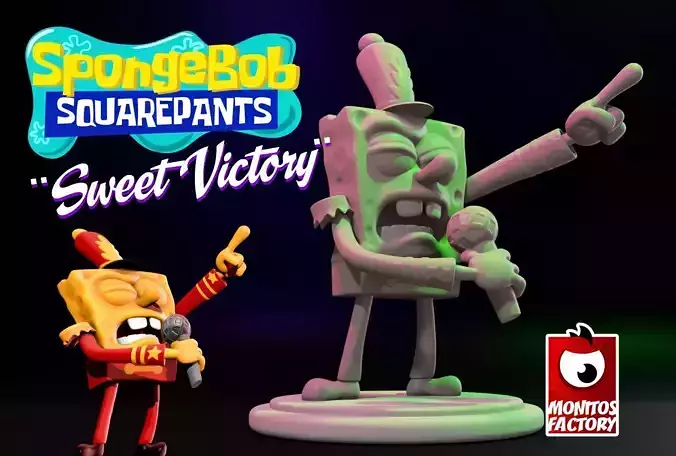 SpongeBob Sweet Victory 3D Print