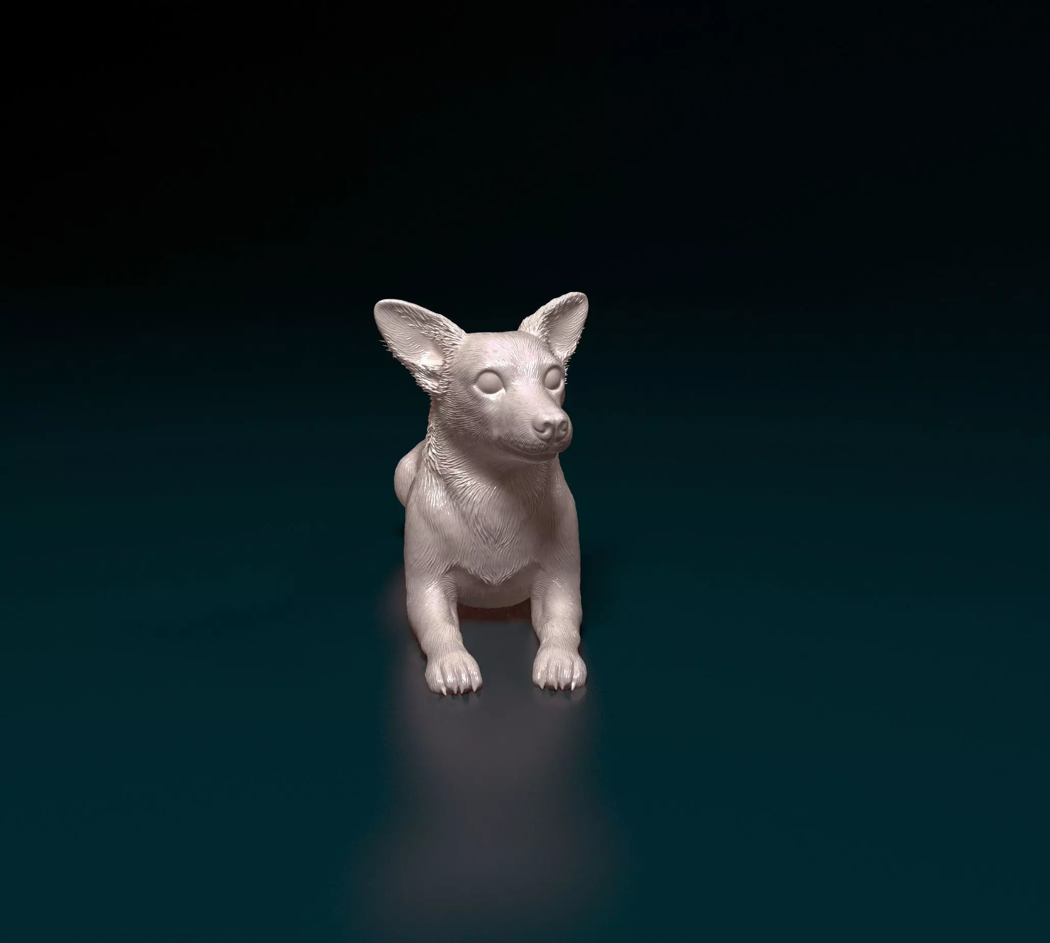 Jack Russell terrier 3D print model_0