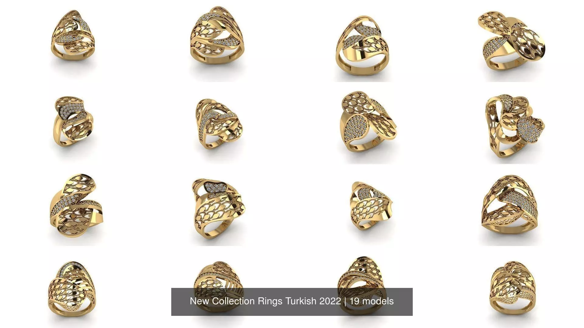 New Collection Rings Turkish STL and 3DM 2022 _0