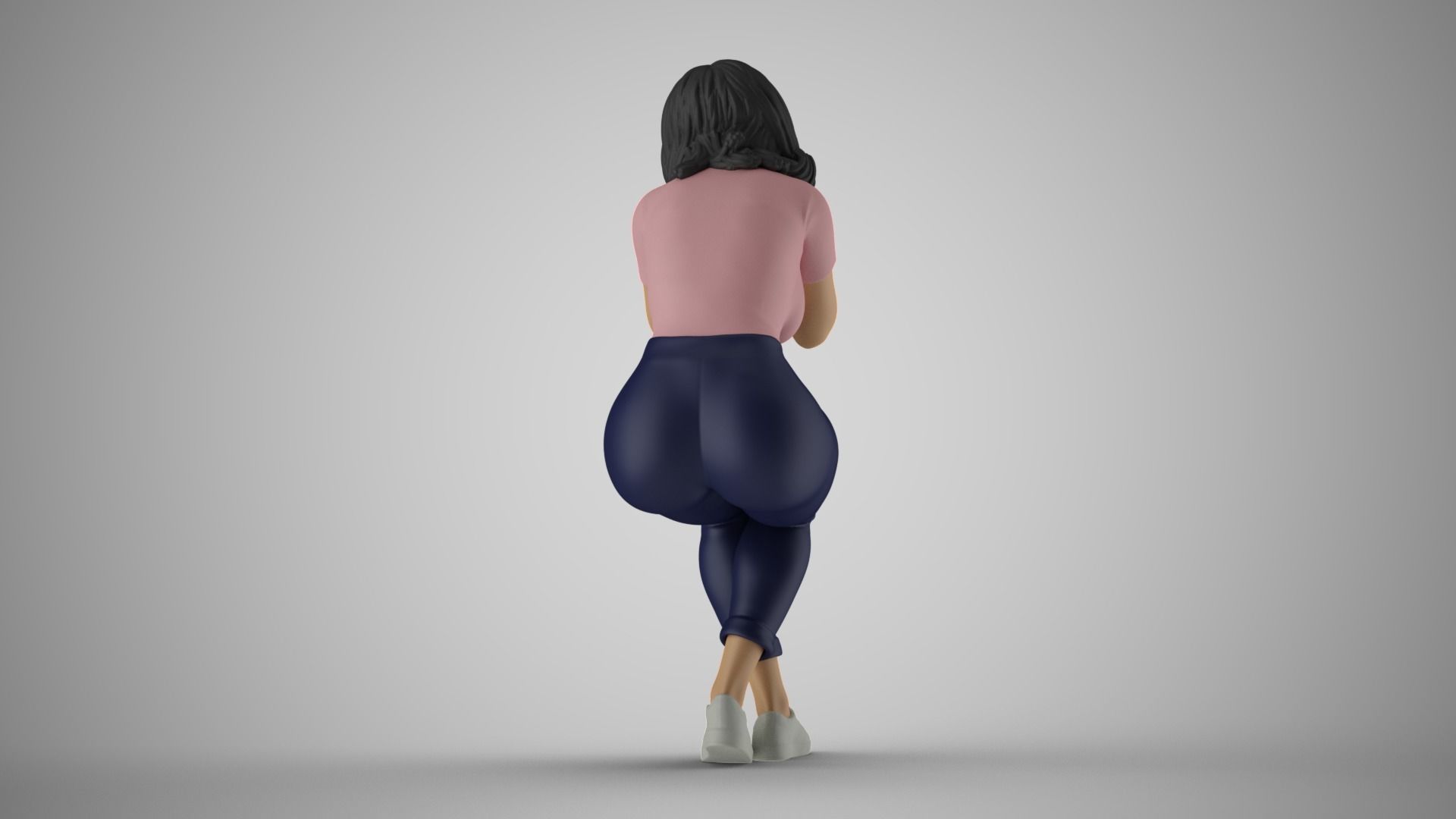 Woman Hates Herself 3D print model_7